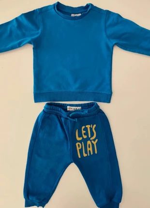 Conjunto Fato de Treino Lefties Azul "Let's Play" Tamanho 12-18 Meses #331, marca: Lefties, estado: Muy bueno, tamaño: 12-18 meses / 80 cm, 4,07 €, 4,97 € Protección al comprador incluida