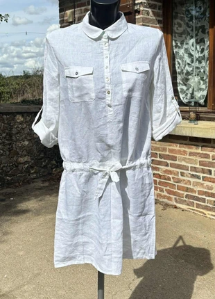 🌹 Robe chemise en lin – La Redoute Taille 36🌹, brand: La Redoute, condition: Very good, size: S / 36 / 8, €6.00, €7.00 includes Buyer Protection