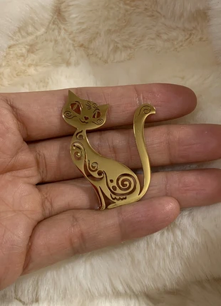 Broche gato dorado, marque: LY broche dorado, état: Très bon état, 4,00 €, 4,90 € Protection acheteurs incluse