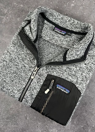 polaire Patagonia grise chinee poche zip logo brode - L/XL homme - polyester PP 87, marke: Patagonia, zustand: Sehr gut, größe: L, 60,00 €, 63,70 € beinhaltet Vinted-Käuferschutz Pro