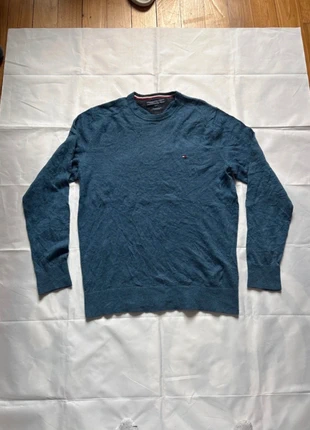 Pull Tommy Hilfiger Homme M bleu swool Pull hiver chaud Logo brodé Style classique premium, marque: Tommy Hilfiger, état: Très bon état, taille: M, 30,00 €, 32,20 € Protection acheteurs incluse
