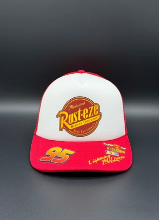 Adults lightning McQueen trucker cap Disney cars Pixar world land, brand: spicetag, condition: New with tags, size: One size, £15.00, £16.45 includes Buyer Protection Pro
