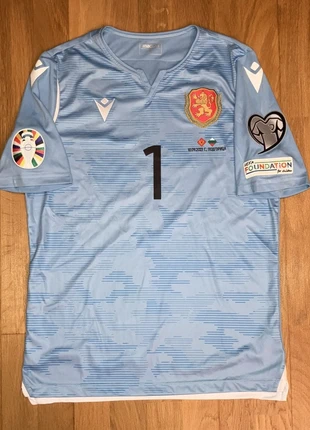 Bulgaria Match Worn Shirt Goalkeeper - Naumov #1 🇧🇬, brand: Macron, condition: New without tags, size: M, €180.00, €189.70 includes Buyer Protection