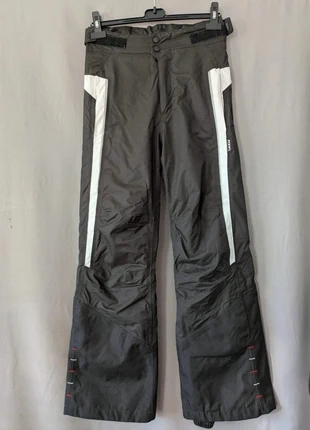 Pantalon de ski Décathlon noir avec bandes blanches 14 ans équivalent femme du 36-38, marque: Decathlon, état: Bon état, taille: S / 36 / 8, 14,00 €, 15,40 € Protection acheteurs (Pro) incluse
