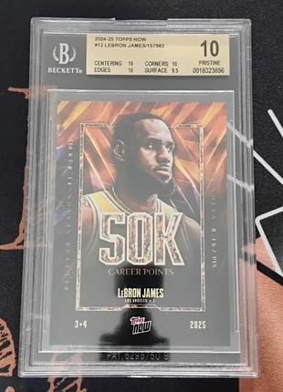 Beckett 10 Lebron James, marque: Topps, état: Très bon état, 59,99 €, 63,69 € Protection acheteurs (Pro) incluse