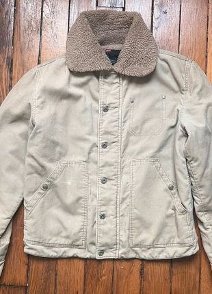 Veste Diesel vintage - velours côtelé beige shearling - taille L Homme, brand: Diesel, condition: Good, size: L, €60.00, €63.70 includes Buyer Protection