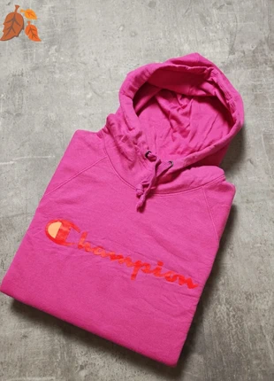 S54/ Sweat à capuche Champion fuchsia XL unisexe hoodie oversize tendance, brand: Champion, condition: Very good, size: XL, €14.90, €16.35 includes Buyer Protection