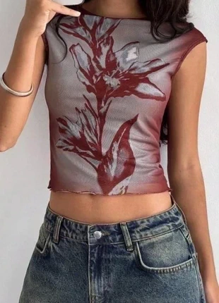 Haut fleuri été style y2k taille s, marque: Vintage Dressing, état: Neuf sans étiquette, taille: S / 36 / 8, 24,99 €, 26,94 € Protection acheteurs incluse