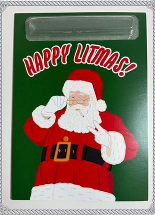 Happy Litmas, marque: 420 Cardz, état: Neuf avec étiquette, 2,99 €, 3,84 € Protection acheteurs incluse