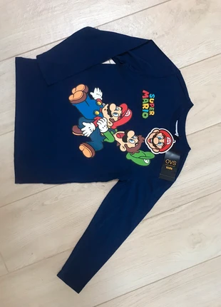 Top shirt Super Mario OVS, marque: Super Mario, état: Neuf avec étiquette, taille: 8 ans / 128 cm, 8,00 €, 9,10 € Protection acheteurs incluse