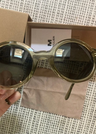 Lunettes de soleil Meller – Vert transparent rétro vintage, marca: Meller, estado: Bom, €15.00, €16.45 inclui Proteção do Comprador