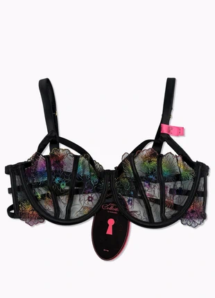 Hunkemöller Pride Bra | Soutien-gorge dentelle noir multicolore 80D / 36D / 95D | Private Collection, marque: Hunkemöller, état: Neuf avec étiquette, taille: 95D, 16,99 €, 18,54 € Protection acheteurs (Pro) incluse