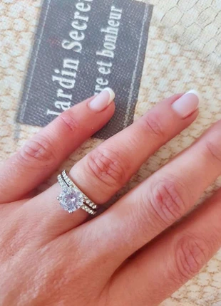 anillos compromiso pedida bague de fiançailles, marca: Local, estado: Novo sem etiquetas, tamanho: 14,9 mm Ø / 6,5, €15.00, €16.45 inclui Proteção do Comprador