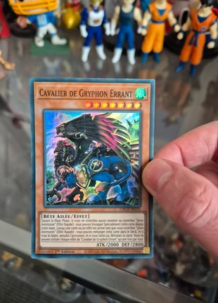 Carte Yu-Gi-Oh ! Cavalier de Gryphon Errant Super Rare grcr-fr028 1ère Edition Konami, marca: Konami, estado: Muito bom, €2.00, €2.80 inclui Proteção do Comprador Pro