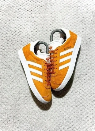 Adidas Gazelle Orange Femme – Baskets 36 / 4 Us – Sneakers Classiques Suède Vintage 3 Bandes, brand: Gazelle, condition: Very good, size: 36, €44.00, €46.90 includes Buyer Protection