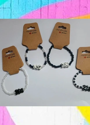 Lote 4 pulseras, marque: Local, état: Neuf sans étiquette, 6,00 €, 7,00 € Protection acheteurs incluse