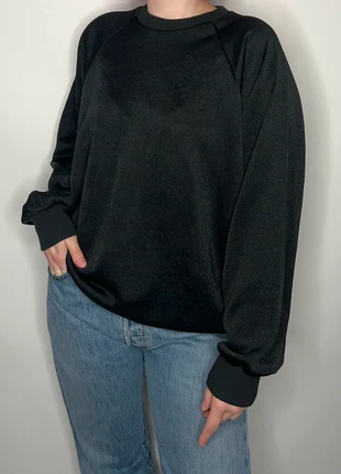 1990s black sporty streetwear archive Berlin grunge goth alternative workwear crewneck sweater, marque: Vintage, état: Très bon état, taille: XL / 42 / 14, 17,50 €, 19,08 € Protection acheteurs (Pro) incluse