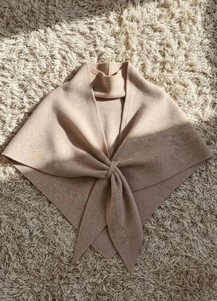 Écharpe châle beige nouée, brand: Ciel Brume, condition: Very good, size: One size, €26.99, €29.04 includes Buyer Protection