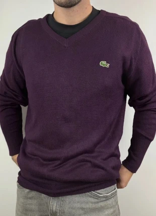 Pull violet col en v | Lacoste - L, brand: Lacoste, condizioni: Ottime, taglia: L, €30.00, €32.20 include la Protezione acquisti