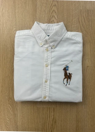 Chemise Ralph Lauren femme XS blanche logo brodé ton sur ton, marca: Ralph Lauren, estado: Muy bueno, tamaño: XS / 34 / 6, 25,20 €, 27,16 € Protección al comprador Pro incluida
