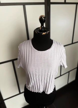 Crop top Plisado, marque: Stradivarius, état: Très bon état, taille: L / 40 / 12, 5,00 €, 5,95 € Protection acheteurs incluse