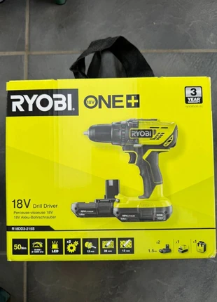 Perceuse-visseuse Ryobi ONE+ 18V R18DD3-215S 2 batteries + chargeur + sac, brand: RYOBI, condition: Very good, €120.00, €126.70 includes Buyer Protection Pro