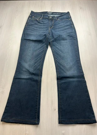 Jeans Levi's Denizen Femme Bleu Taille Mi Haute Coupe Evasé Flare Bootcut Taille 38, merk: Levi's, staat: Heel goed, maat: M / 38 / 10, € 21,00, € 22,75 inclusief Kopersbescherming Pro