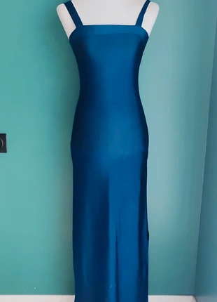 Robe longue moulante chic soirée 90's Made in France 🇲🇫, marque: Vintage, état: Très bon état, taille: XS / 34 / 6, 29,00 €, 31,15 € Protection acheteurs (Pro) incluse