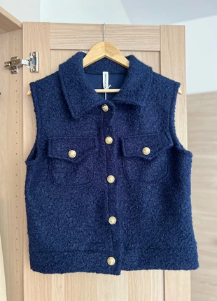 Vestes bleu marine / gilet sans manches / veste chic, marque: New Collection, état: Neuf avec étiquette, taille: M / 38 / 10, 25,50 €, 27,48 € Protection acheteurs incluse