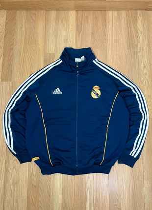Chaqueta bomber Adidas Real Madrid/2000 vintage entrenamiento, talla L, marque: adidas, état: Très bon état, taille: L, 55,00 €, 58,45 € Protection acheteurs incluse