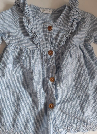 Robe rayée bleu fille 3mois, marque: Verbaudet, état: Très bon état, taille: 1-3 mois / 56 cm, 3,00 €, 3,85 € Protection acheteurs incluse