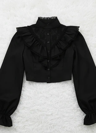 Blouse Gothique Élégante à Dentelle, marke: Vintage Dressing, zustand: Sehr gut, größe: M / 38 / 10, 39,99 €, 42,69 € inklusive Vinted-Käuferschutz