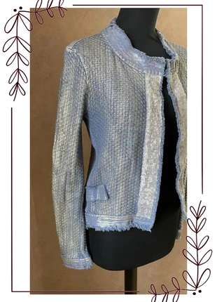 Veste bleu aspect tweed T36 Motel, brand: Motel, condition: Very good, size: S / 36 / 8, €25.00, €26.95 includes Buyer Protection