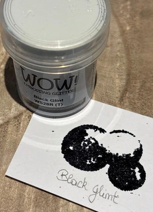 Poudre à embosser « Black glint » WoW, marque: WOW, état: Neuf sans étiquette, 2,50 €, 3,33 € Protection acheteurs incluse