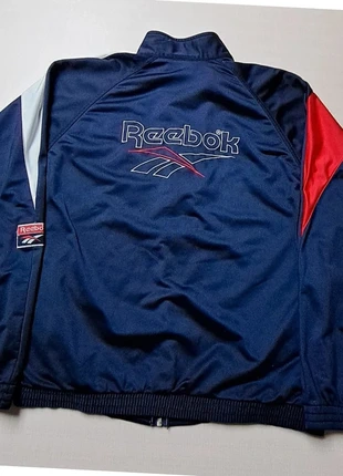 Track jacket coupe vent Reebok vintage logo brodé broderie taille S y2k oversize, marque: Reebok, état: Très bon état, taille: S, 35,00 €, 37,45 € Protection acheteurs incluse