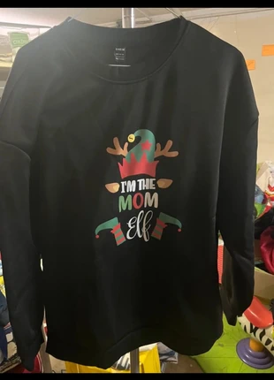 Felpa elf mom natalizia tg L, marke: Shein, zustand: Neu, mit Etikett, größe: L / 40 / 12, 6,00 €, 7,00 € inklusive Vinted-Käuferschutz