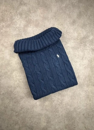 Pull torsadé Ralph Lauren col roulé bleu marine logo brodé blanc - taille S femme, marca: Ralph Lauren, estado: Muy bueno, tamaño: S / 36 / 8, 49,90 €, 53,10 € Protección al comprador Pro incluida