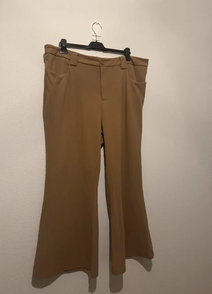 Beige licht bruin pantalon / elegante broek, merk: Shein, staat: Nieuw zonder prijskaartje, maat: XXXL / 46 / 18, € 5,50, € 6,48 inclusief Kopersbescherming