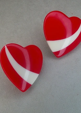 Boucles d oreilles coeur vintage 80s, brand: VINTAGE 80s, condition: Very good, €8.00, €9.10 includes Buyer Protection Pro