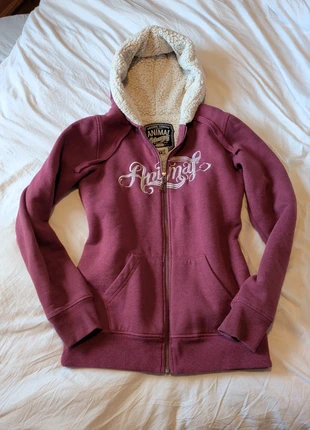 Vintage Y2K Sherpa fleece zip up hoodie size L 12, brand: Animal, condition: Very good, size: L / 12, £22.00, £23.80 includes Buyer Protection