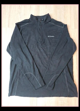 Polaire Columbia Noir XL Col Zippé avec logo brodé, merk: Columbia, staat: Heel goed, maat: XL, € 26,50, € 28,53 inclusief Kopersbescherming