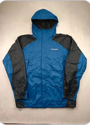 Veste Imperméable Coupe-vent à capuche vintage Columbia Omni-tech noir/bleu marine taille XL, brand: Columbia, condizioni: Ottime, taglia: XL, €35.00, €37.45 include la Protezione acquisti Pro