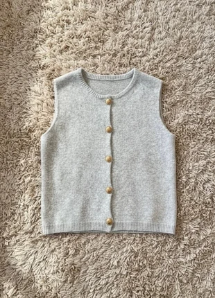 Gilet sans manches gris perle, brand: Ciel Brume, condition: Very good, size: S / 36 / 8, €29.99, €32.19 includes Buyer Protection