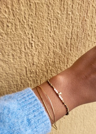 Bracelet hématites mini perles de culture fleurs, marque: Bracelet hématites perles de culture fleur, état: Très bon état, 14,00 €, 15,40 € Protection acheteurs (Pro) incluse