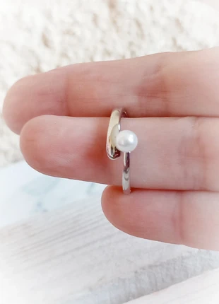 🎄Bague Perle d'eau argent PK T/55, marque: Argent, état: Très bon état, taille: 17,3 mm, 17,00 €, 18,55 € Protection acheteurs incluse