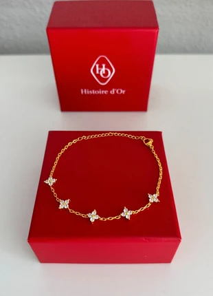 Bracelet or pendentif fleur zircon diamant luxe bohème haut de game chaîne doré en acier inoxydable, marque: histoire d'or, état: Très bon état, 18,00 €, 19,60 € Protection acheteurs (Pro) incluse