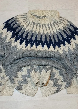 Pull islandais col rond vintage taille L homme en laine, marque: Vintage Dressing, état: Très bon état, taille: L, 50,00 €, 53,20 € Protection acheteurs incluse