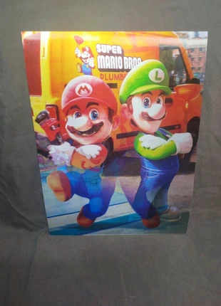 Poster 3D mario (4), marque: Yoshi, état: Très bon état, 16,99 €, 18,54 € Protection acheteurs (Pro) incluse