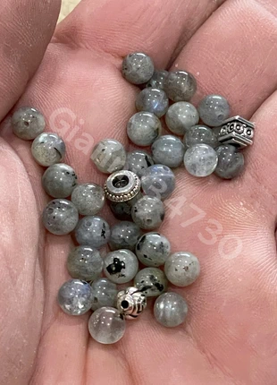 Lot de 33 pierres Labradorite + intercalaires Vintage (3) + Fil élastique lithothérapie, marke: lithotherapie, zustand: Neu, 5,50 €, 6,48 € inklusive Vinted-Käuferschutz