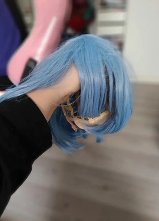 Perruque - wig rem re zero, marque: Aliexpress, état: Bon état, 5,00 €, 5,95 € Protection acheteurs incluse